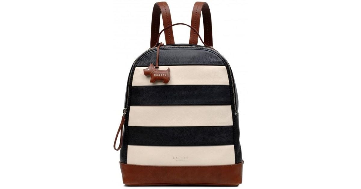radley babington stripe backpack