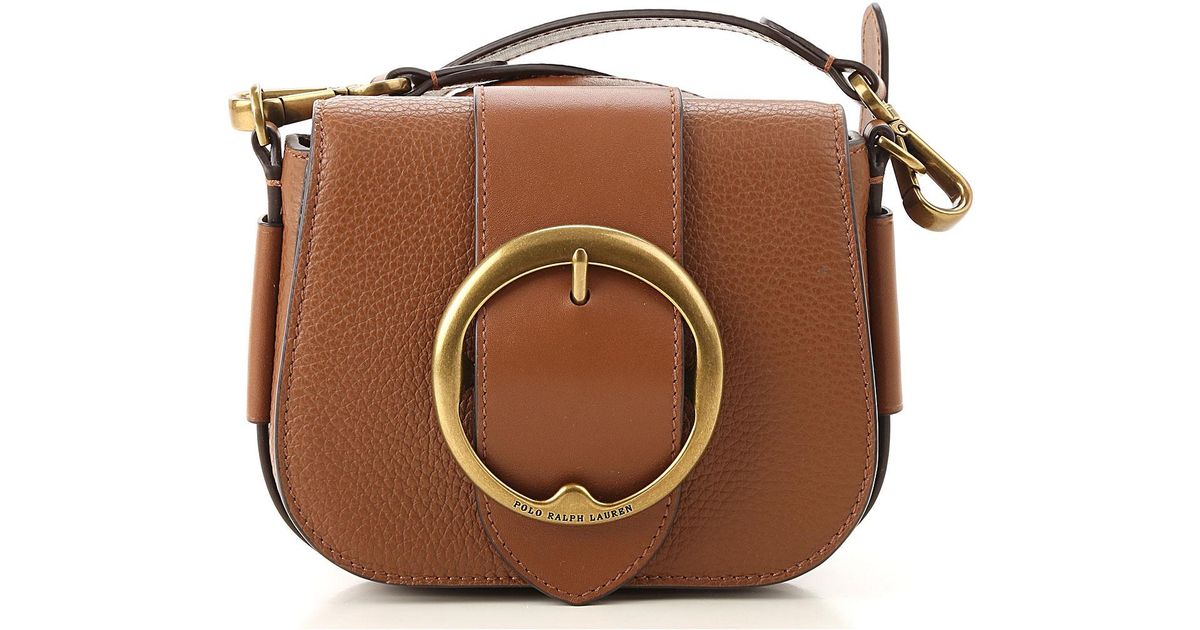 Sac Bandoulière Femme Pas cher en Soldes Ralph Lauren en coloris Marron - Lyst
