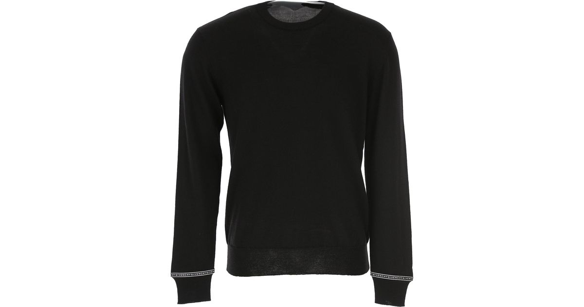 Givenchy Wool Sweater For Men Jumper in Black for Men - Lyst