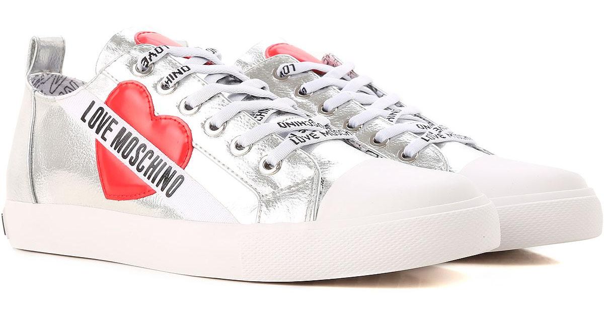 moschino sneakers women's sale