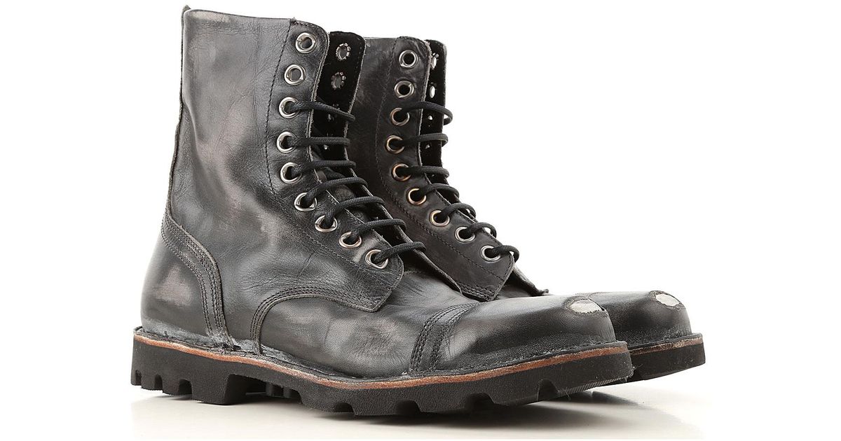 DIESEL Boots For Men in Black for Men - Lyst