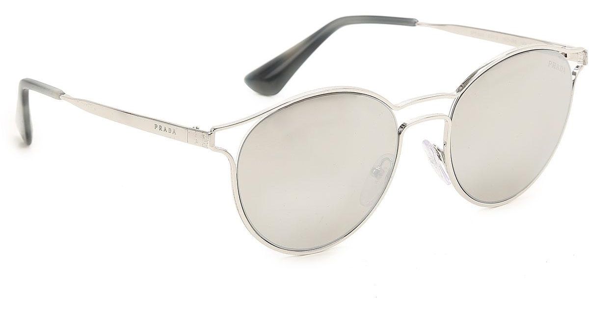prada silver sunglasses