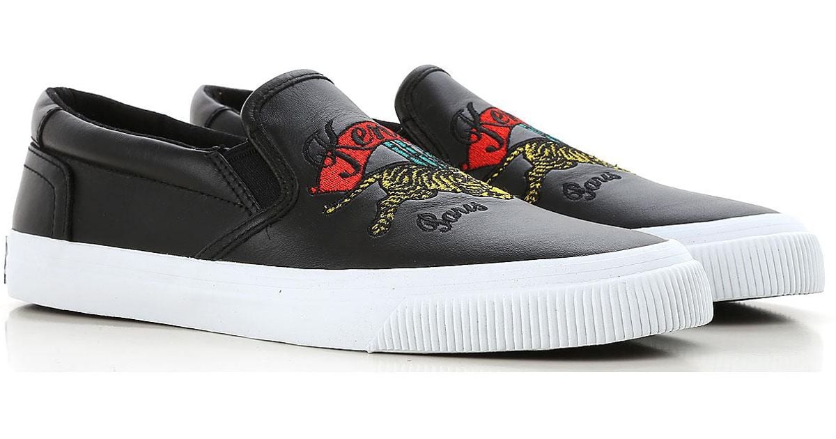 women's kenzo slip on shoes