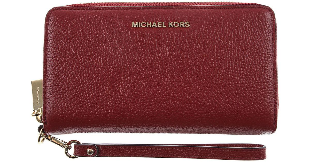 michael kors maroon wallet