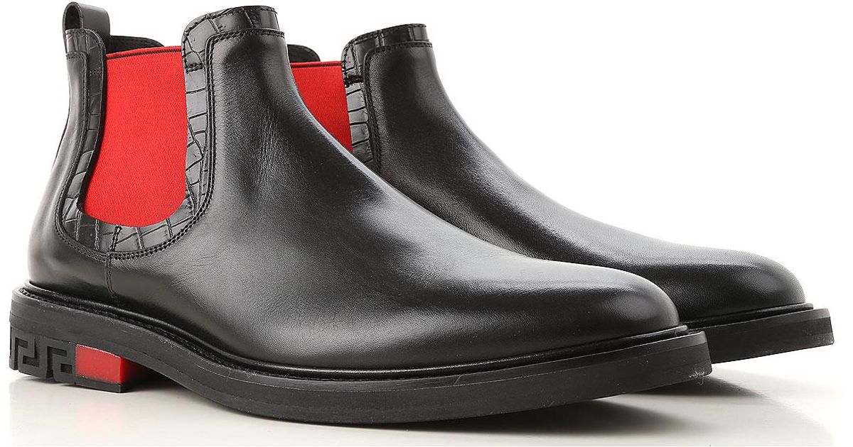 versace chelsea boots