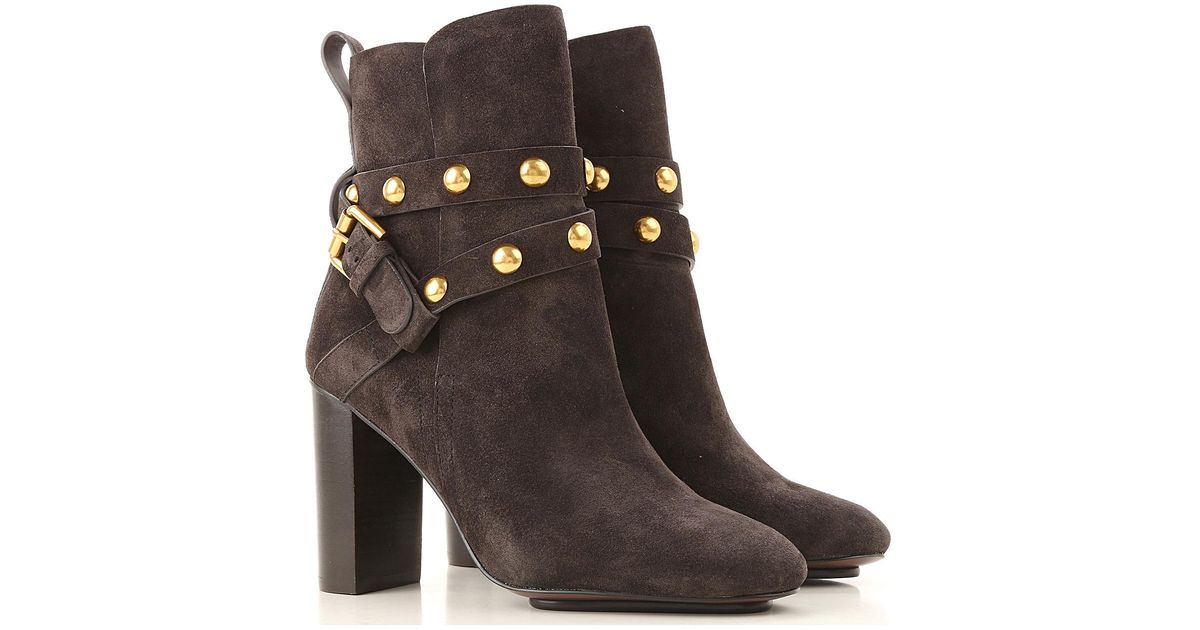 see by chloé gema leather combat boots
