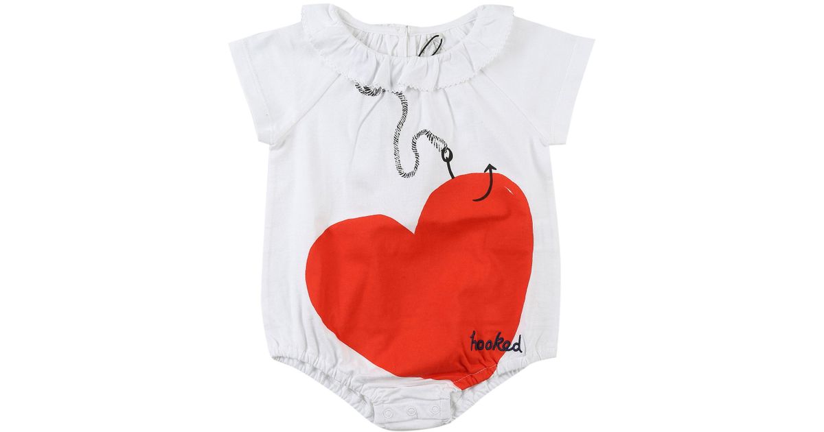 Burberry Cotton Baby Bodysuits & Onesies For Girls On Sale In Outlet in  White - Lyst