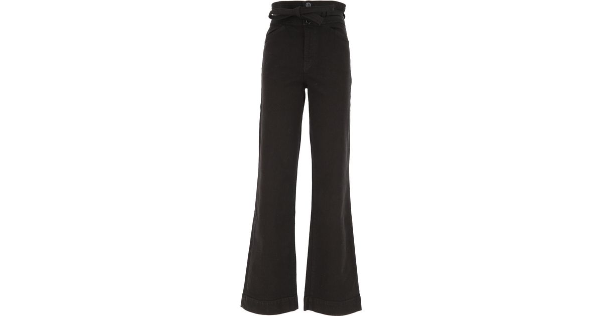 J Brand Cotton Pants For Women in Black - Lyst