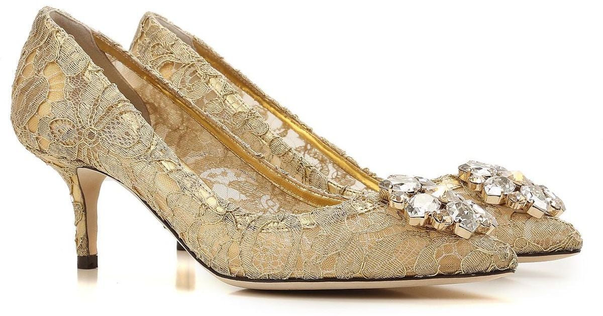 gold pumps sale