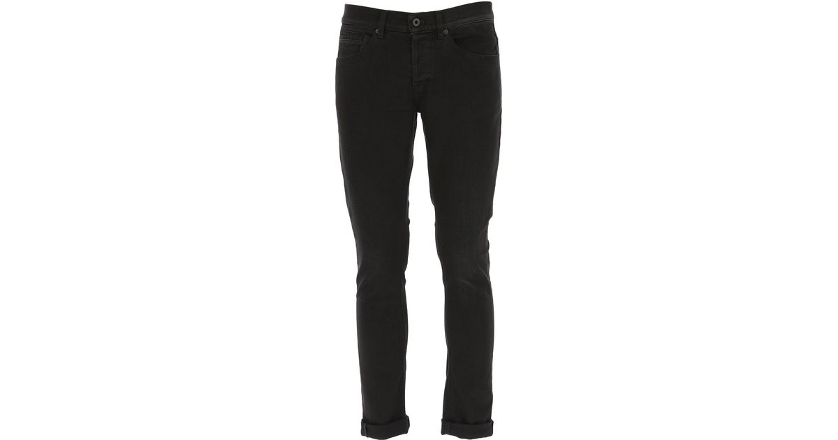Dondup Denim Jeans in Black for Men - Lyst