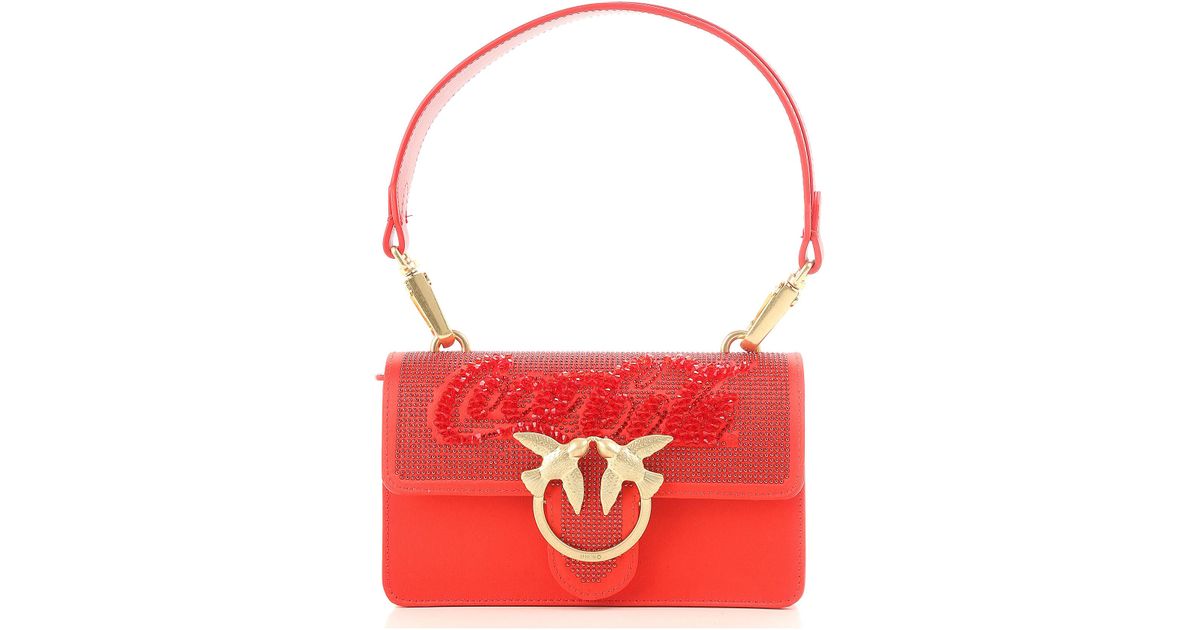 red pinko bag