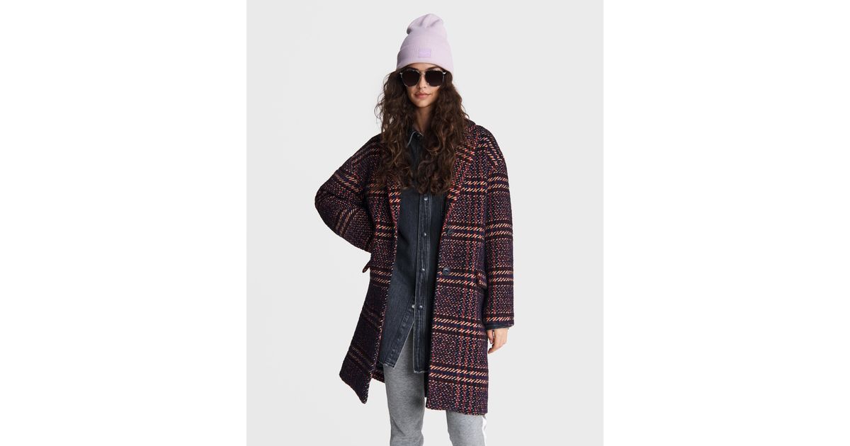 estelle cocoon wool blend coat