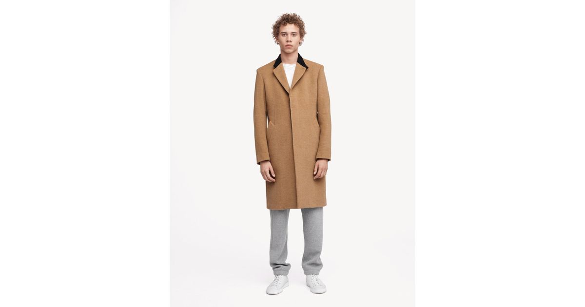 Rag Bone Leather Stock Coat In Camel Natural For Men Lyst