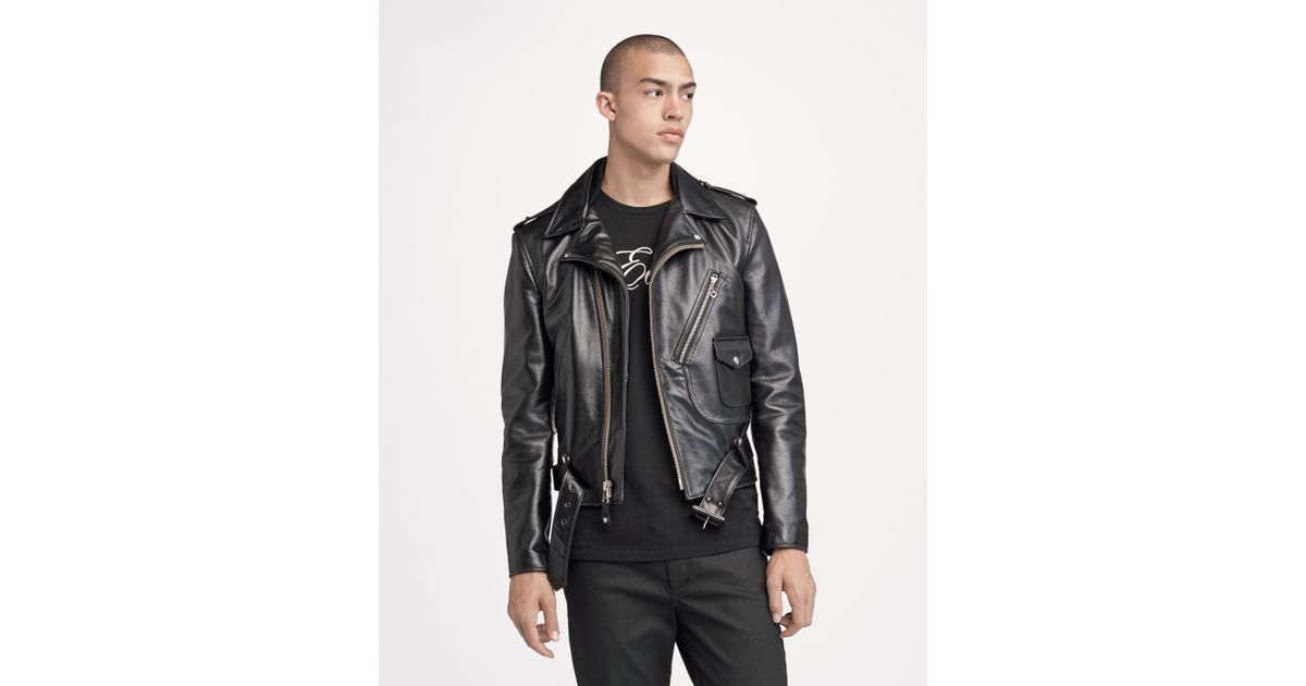 rag and bone schott leather jacket