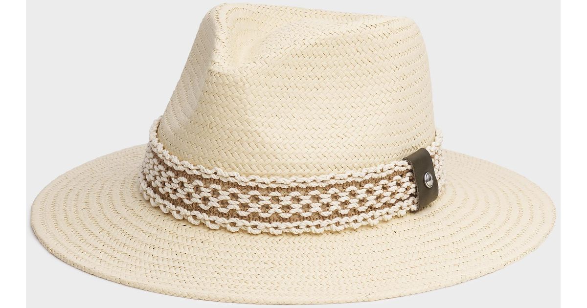 Cotton Packable Net Band Fedora 