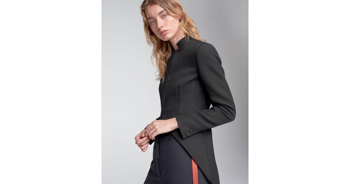 Rag & Bone Keri Tail Jacket in Black | Lyst