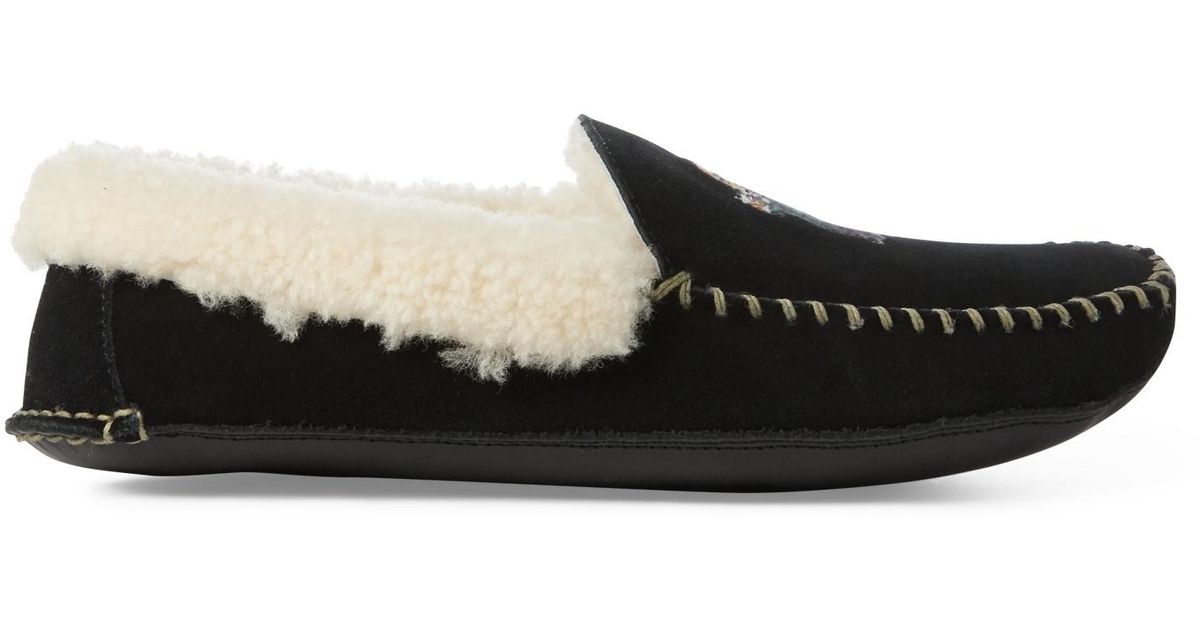 polo bear moccasin slipper