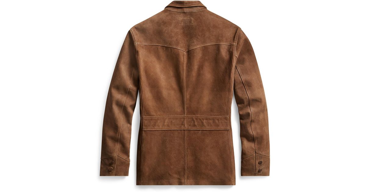 rrl roughout suede jacket