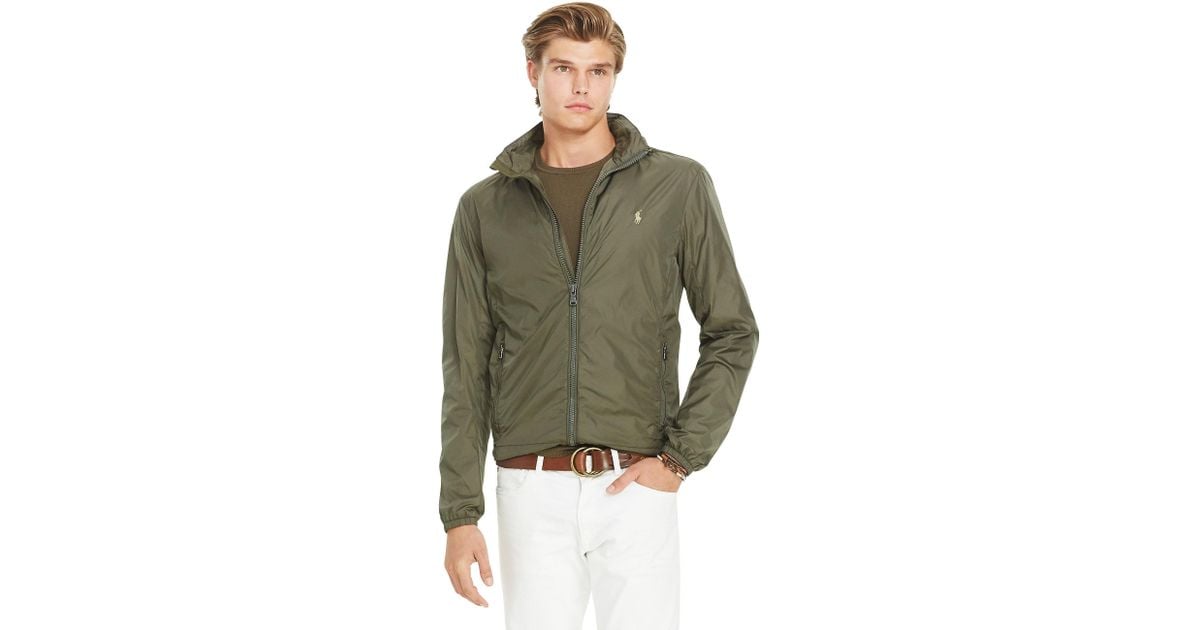 Polo Ralph Lauren Polo Retford Packable Windbreaker Jacket in Green for Men  | Lyst