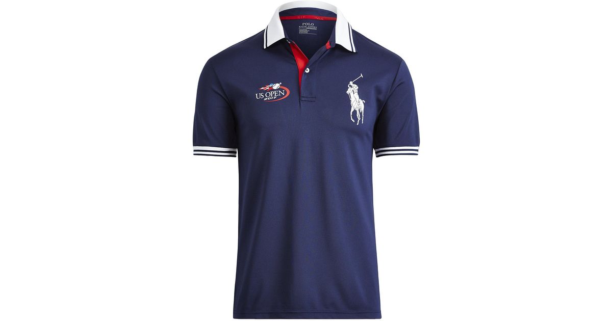 Open Linesman Polo Shirt in French Navy 