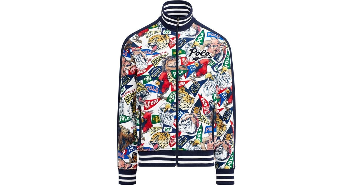 polo graphic track jacket