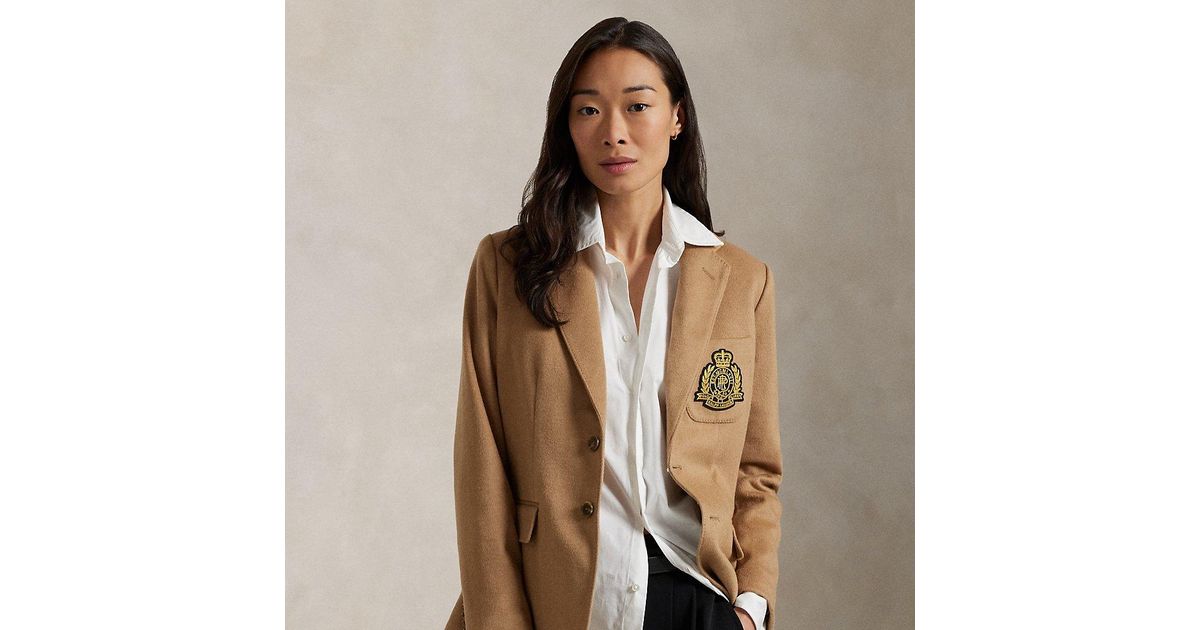 Polo Ralph Lauren Lunar New Year Crest Blazer in Brown | Lyst UK