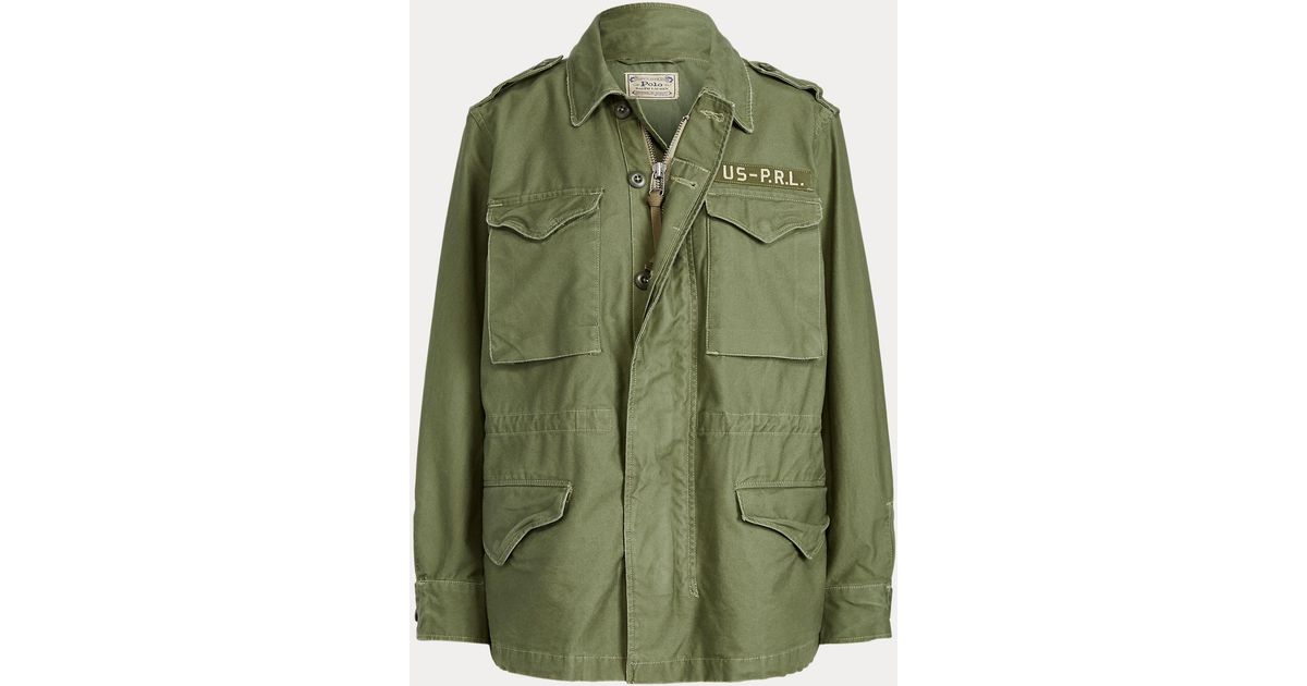 Polo Ralph Lauren Surplus Brokentwill Jacket in Green Lyst UK