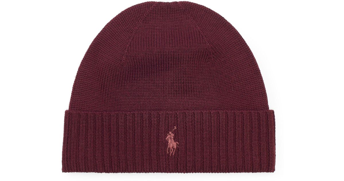 polo ralph lauren wool pony hat