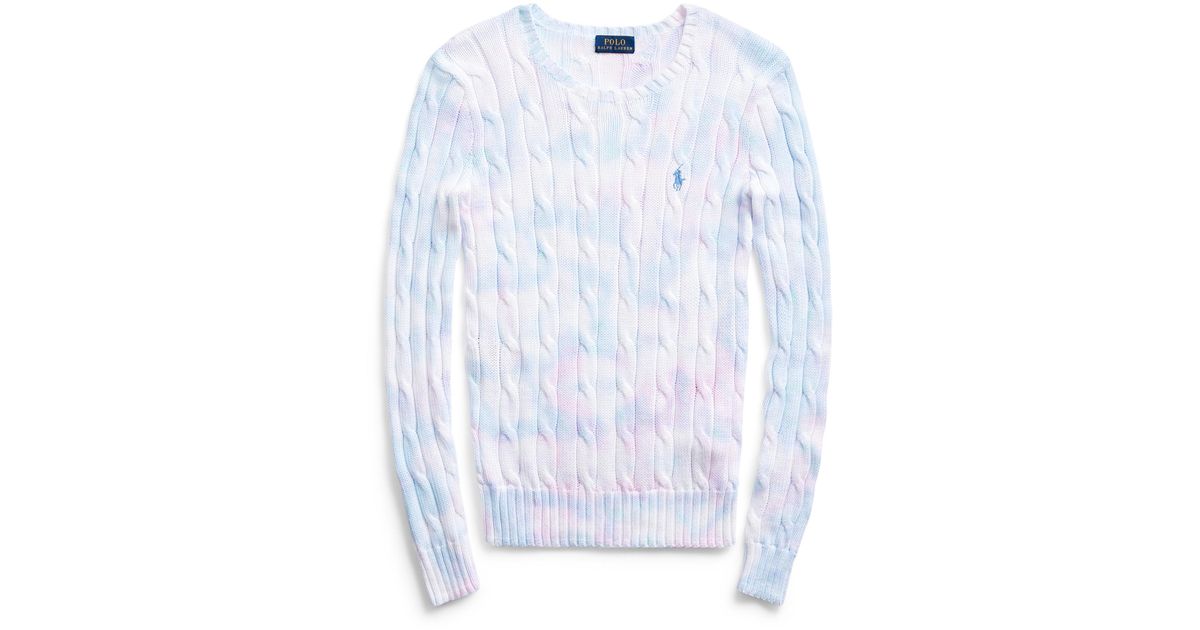 Polo Ralph Lauren Cotton Tie-dye Cable 