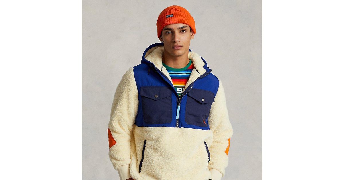 Polo Ralph Lauren Synthetic Hybrid Hoodie in Blue for Men Lyst Polo Ralph Lauren Synthetic Hybrid Hoodie in Blue for Men Lyst