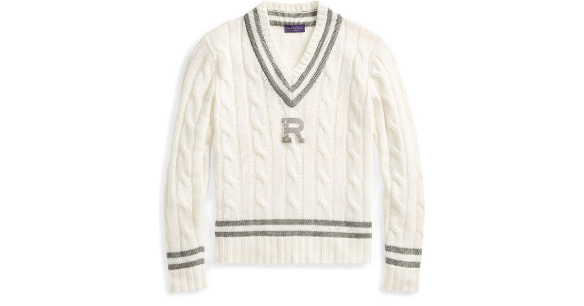 ralph lauren purple cardigan