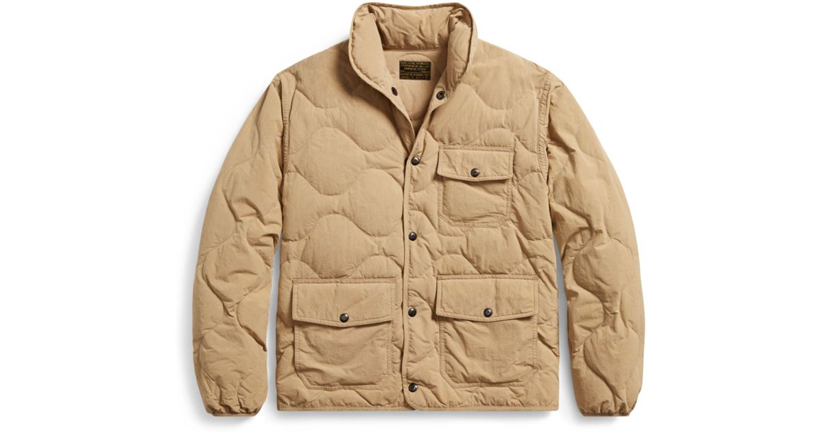 rrl quilted chore jacket