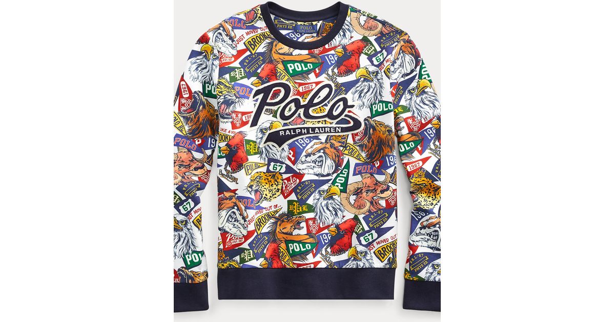polo graphic sweater