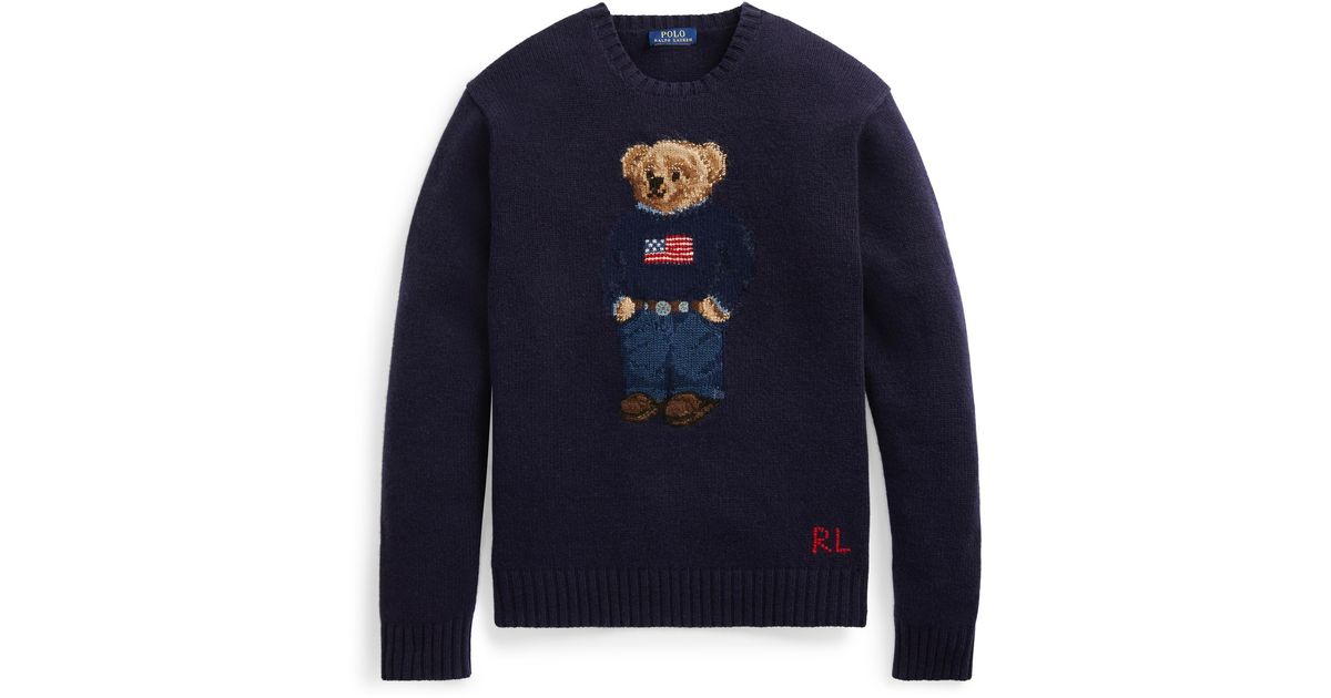 iconic polo bear sweater