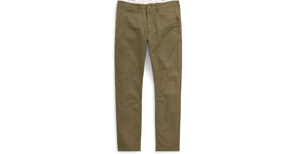 ralph lauren selvedge chino
