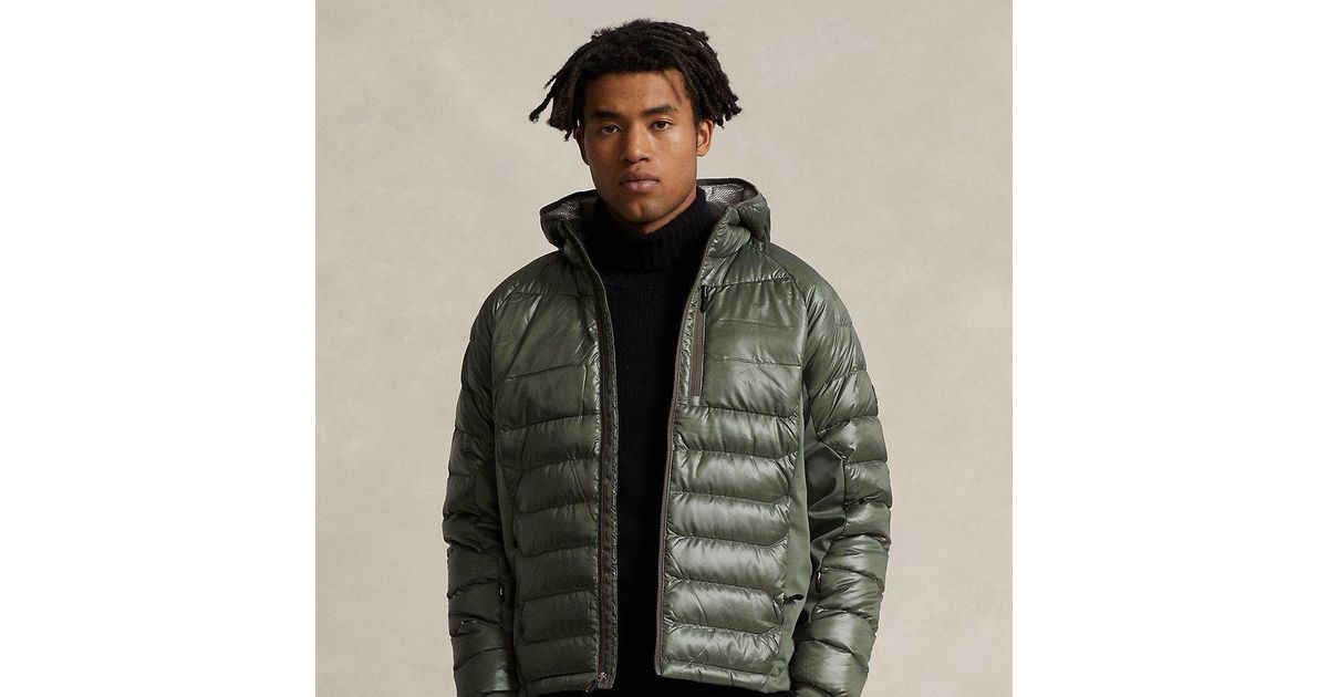Ralph Lauren Ralph Lauren Water repellent Hybrid Down Jacket in Green for Men Lyst UK
