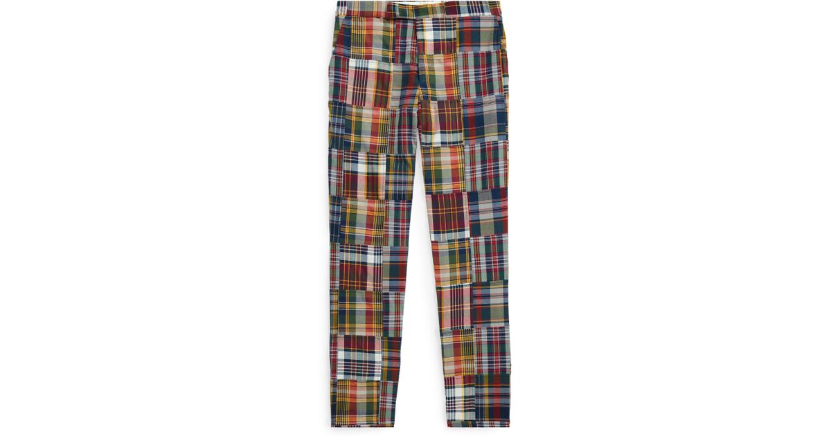 ralph lauren madras pants