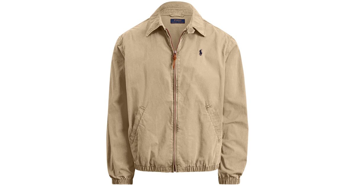 polo cotton windbreaker