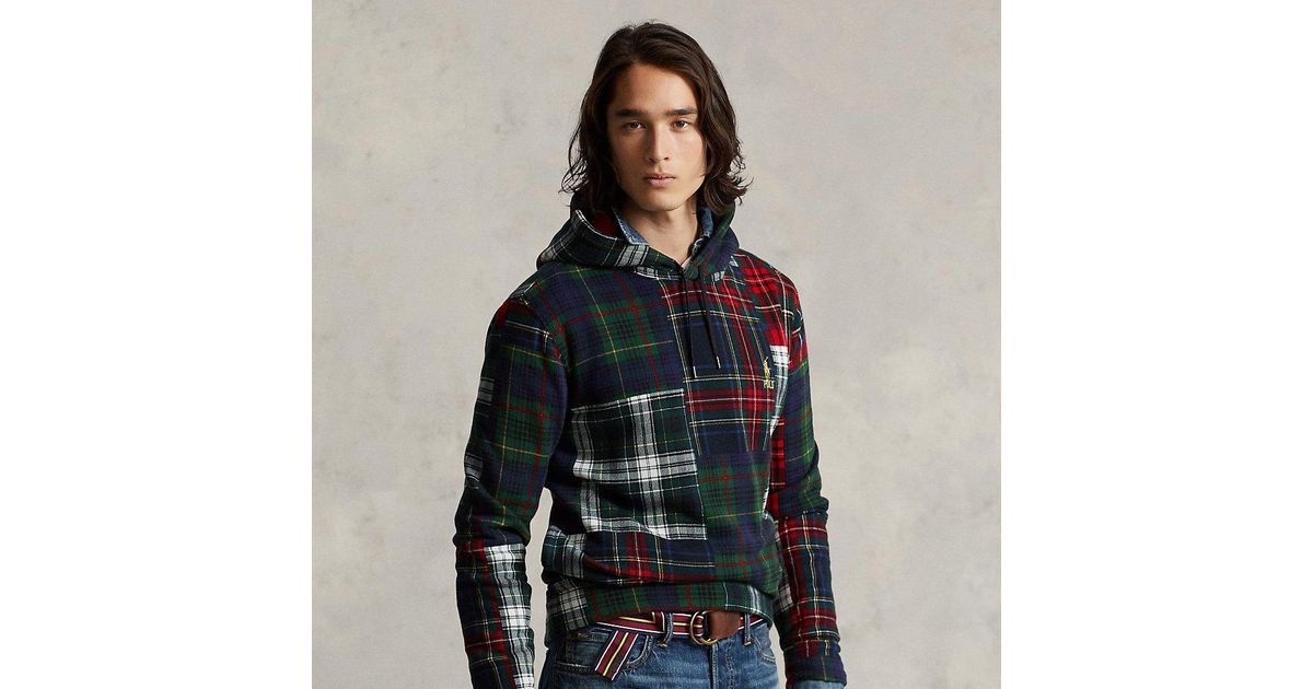 ralph lauren patchwork hoodie