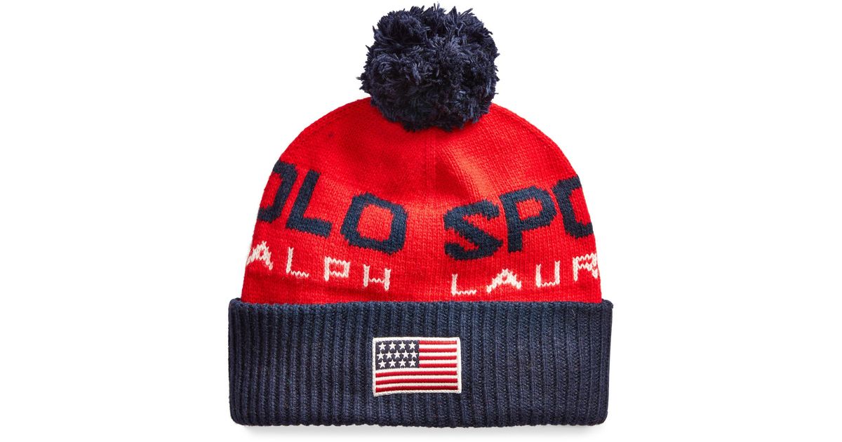 polo sport beanie