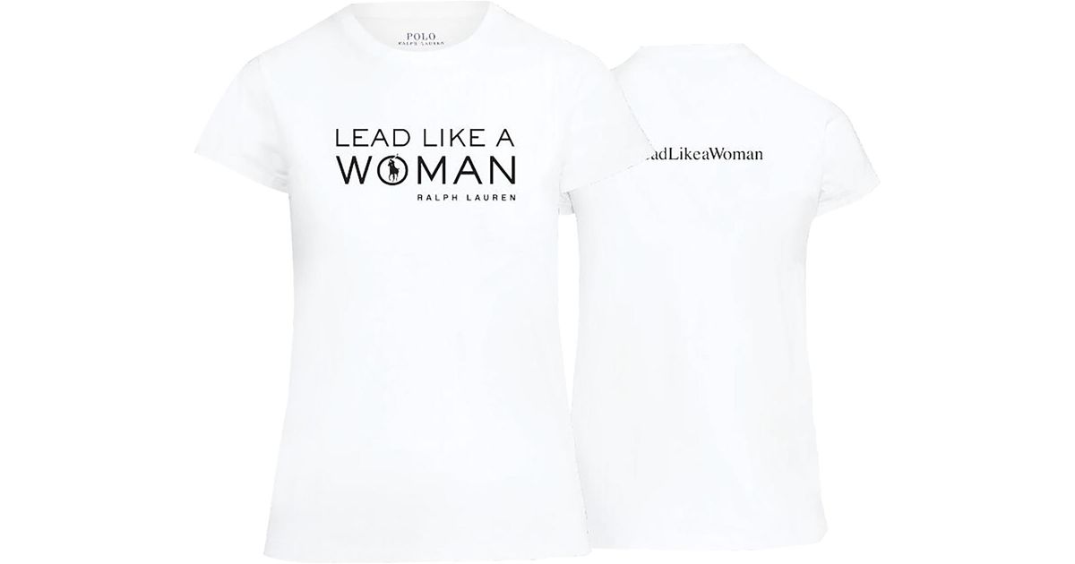 Ralph Lauren Cotton Lead Like A Woman T 