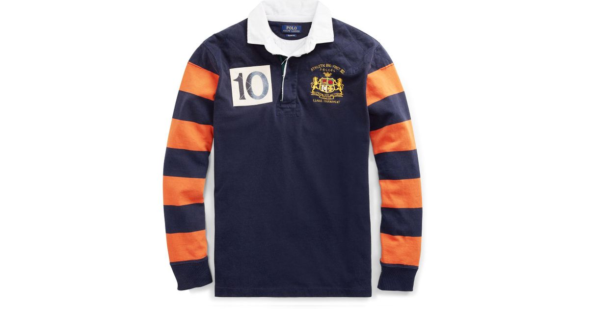 polo ralph lauren classic fit cotton rugby shirt
