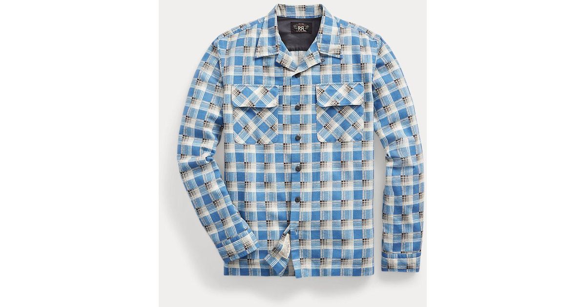 Rrl top plaid shirt