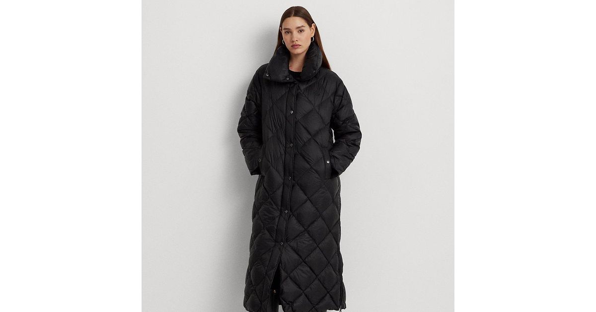 Lauren by Ralph Lauren Ralph Lauren Diamond quilted Maxi Down Coat