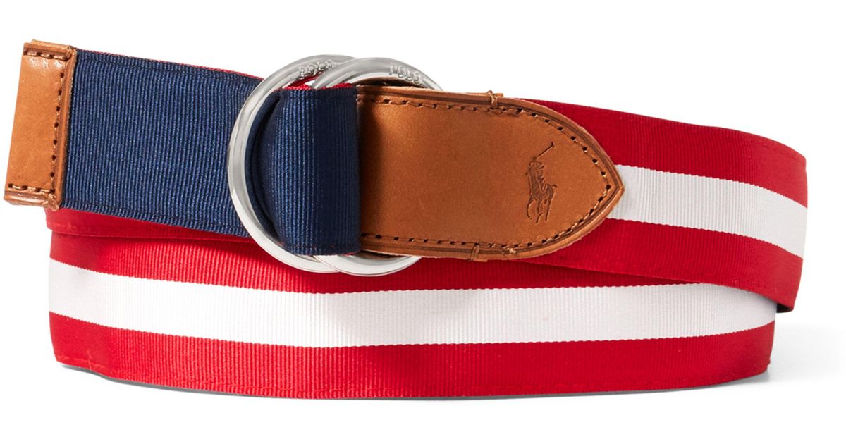 ralph lauren red belt