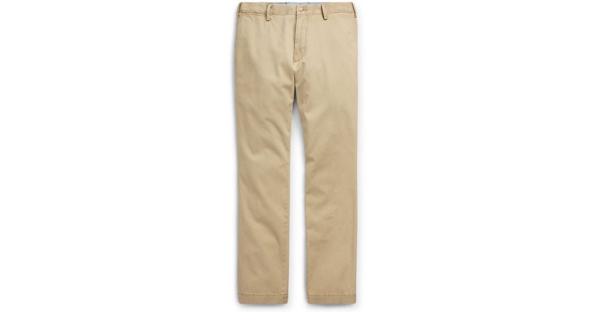 stretch slim fit cotton chino