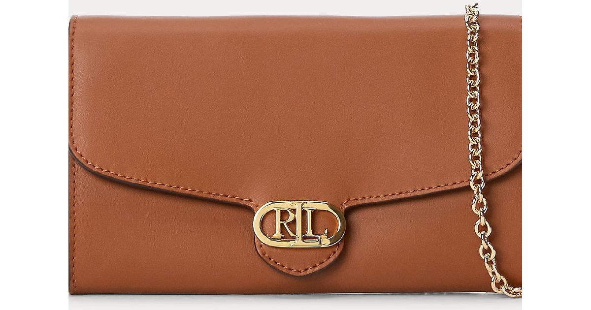 Bolso Cruzado Pequeño Adair De Piel Ralph Lauren de Cuero de color Marrón |  Lyst