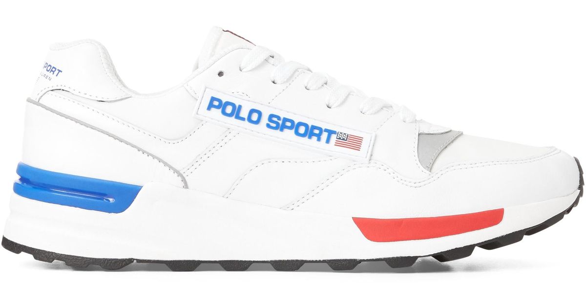 trackster 100 leather trainer