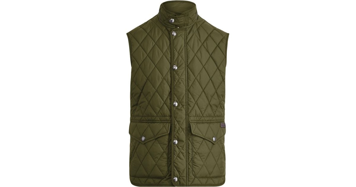 polo ralph lauren men's iconic quilted vest