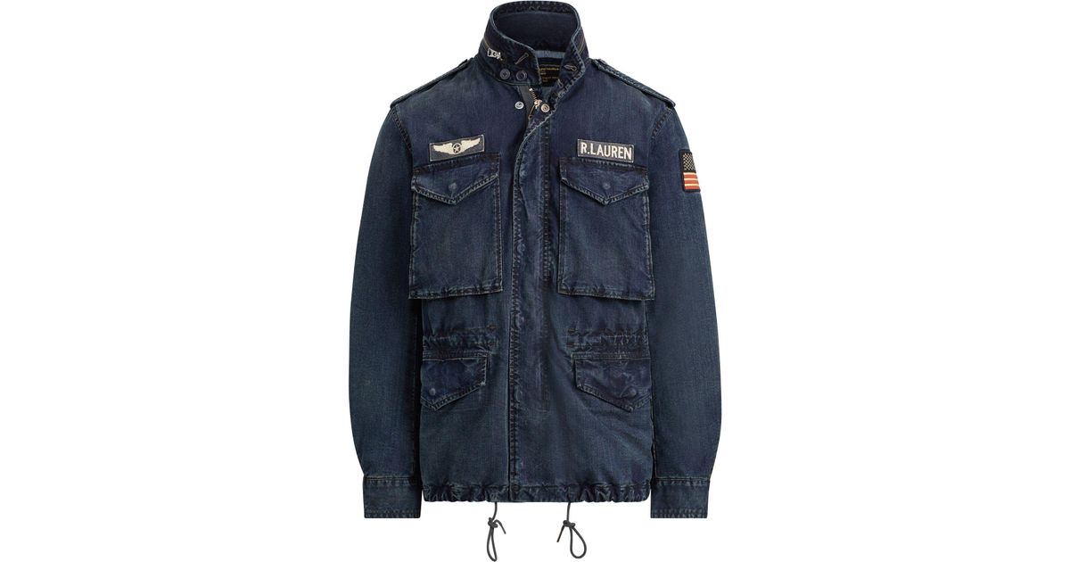 Polo Ralph Lauren Denim Field Jacket in Blue for Men | Lyst